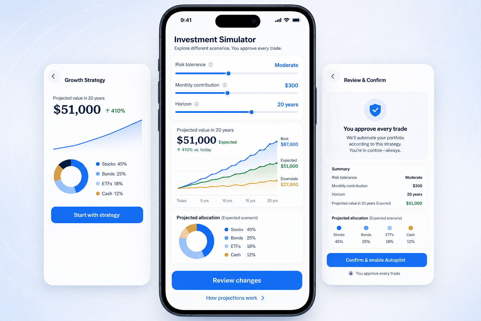 Portfolio Autopilot AI concept