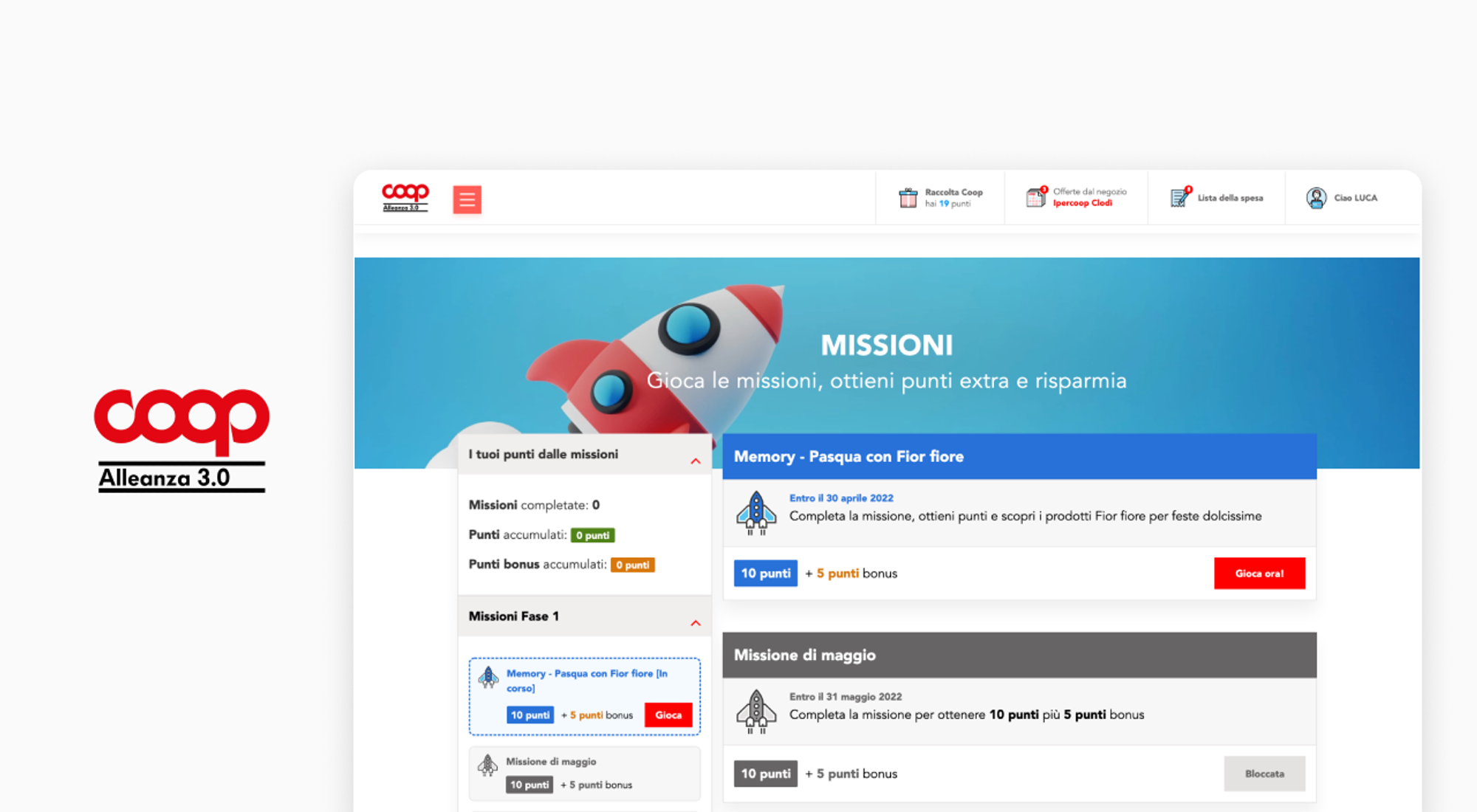 Coop Alleanza Missioni