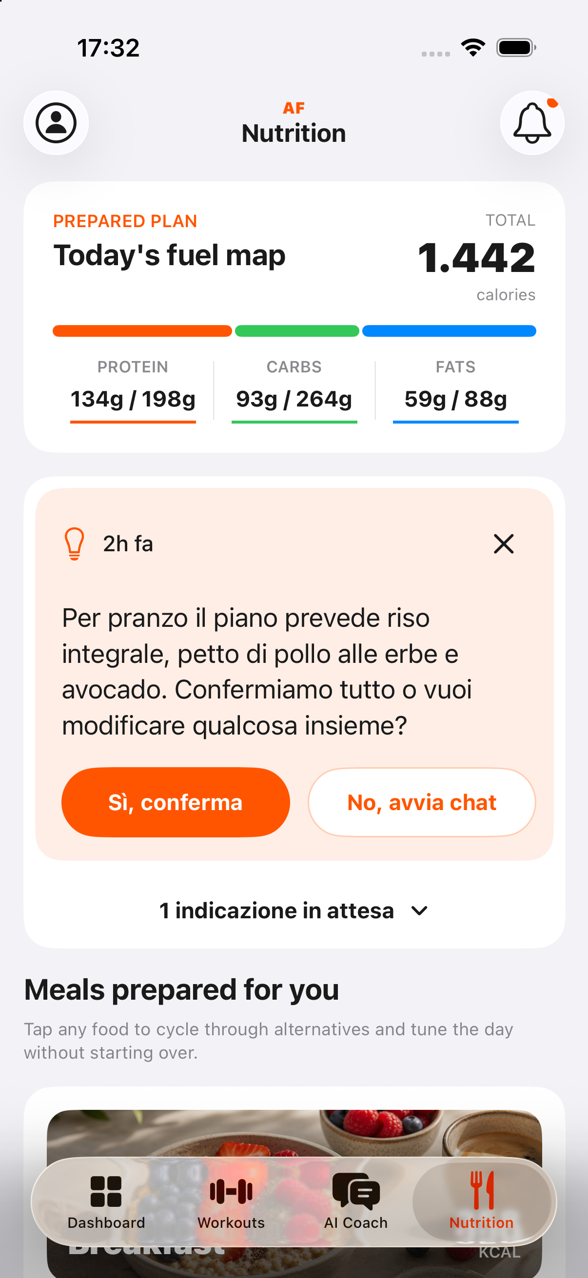 ForgeV Nutrition Screen