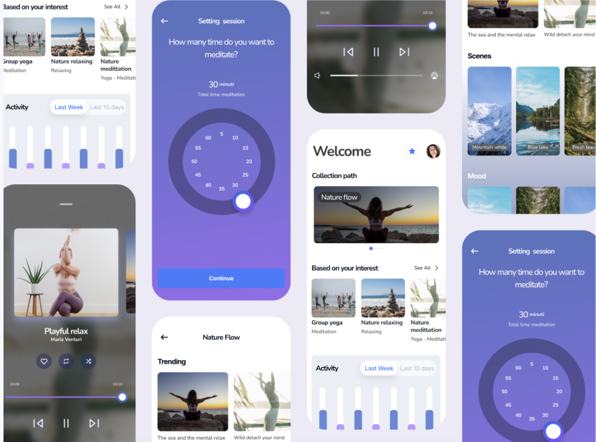 MentAlity app screens